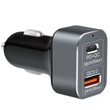USB PD Car Charger Type C 36W+24W Power Delivery Quick Auto Charger QC3.0 for iPhone X Samsung S8 Xiaomi MI A1 Huawei MATE10