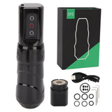 2400mAh 2 in 1 Tattoo Power Supply Machine OLED Screen Coreless Motor Liner Shader Wireless Tattoo Machine Pen
