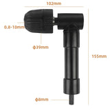 90° Electric Right Corner Extension Fitting Conversion Head Angle Drill Adapter Narrow Space Drilg Tool