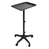 Salon Rolling Tray Staton Flexible Anti Corrosion Aluminum Salon Tray Adjustable Universal Wheel for Hairdressing for Beauty