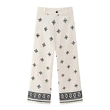 2023 Spring and Autumn New Fashion Women's Printed Casual Pants - European American Style
