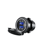 Universal Waterproof Quick Charge 3.0 Dual USB Socket Charger with Touch Switch For Phone Tablet Camera GPS on Car Boat Marine