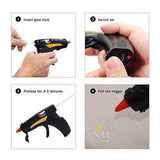 Cordless Hot Glue-Gun Wireless USB Rechargeable Hot Melt Glue-Gun With 10 Pcs Glue Sticks For Arts, Home Repairs