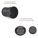 Andoer 85mm F1.8 Large Aperture Medium Telephoto Full Frame Portrait Camera Lens Manual Focus EF Mount for Canon EOS Cameras