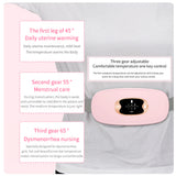 Multifunctional Rechargeable Warm Palace Belt Pain Relief Hot Compress Period Cramp Massager Menstrual Heating Pad Massager