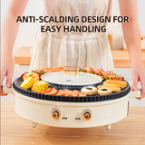 Multifunctional Electric Indoor Portable Food Barbecue Pot