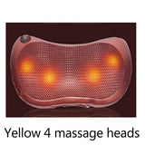 Rotating Backrest Waist Cervical Household Car Electric Shiatsu Massager Back Massage Pillow