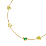 Natural Green Gem Bracelet Girl