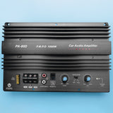 12V 1000W Mono Car Audio Power Amplifier Powerful Bass Subwoofers Amp PA80D