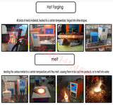 15KW Smelting High Frequency Induction Heating hine Quenching And Annealing Metal Heat Treatment Equipment 220V