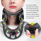 Support Brace Cervical Collar Pain Relief Height Adjustable Neck Traction Device for Household