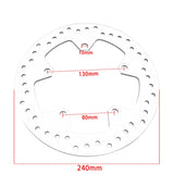 1 PCS 240Mm Motorcycle Rear Brake Disc Rotor Replacement Parts For G310R 2017-2021 G310GS Edition 40 2020-2021