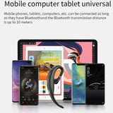 Wireless Earphones Bluetooth 5.0 Business Headphone with Mic Sports Waterproof Earbud Earpiece Support Long Standby