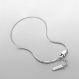 Mens Fashion Sterling Silver Snake Bone Bracelet