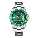 PINTIME Men Watch Fashion Brand Quartz Waterproof Wristwatch Rotatable Bezel Magnified Date Window Sport Casual Reloj Hombre Hot
