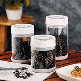 Electric Coffee Beans Vacuum Sealed Tank Transparent Preservation Glass Food Storage Jars Household Air Extraction Container