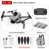 2022 NEW M218 GPS Drone 8K EIS 3 Axis Anti-Shake Gimbal Professional HD Camera 5G Wifi FPV Brushless RC Quadcopter Drones Toys