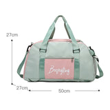 Sport Gym Men Women Outdoor Waterproof Separate Space For Shoes Oxford Wee Travel Duffel Bag for Swimming
