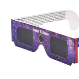 Paper Eclipse Random Color Anti-uv Protect Eyes Observation Solar Glasses for Direct Sun Viewing