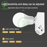 Automatic Human Body Infrared IR LED Bulb E27 Base Lamp Motion Sensor Light Socket Adapter Holder AC110-240V