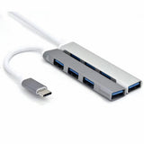 USB-c one to four computer splitter Type-c hub expansion dock USB 3.0 suitable for mobile phones and laptops