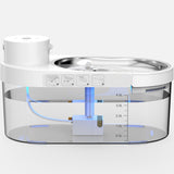 4L Charging Sensor Automatic Stainless Steel Bowl Pet Water Dispenser Cat Drinking Fountain Ultra-quiet Pump For Dog Drink