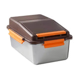 Pet Food Container - Household Stainless Steel Airtight Bucket for Rice, Grain & Cereal