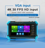 IPC-5200 Plus Full 8MP CVI TVI AHD SDI Analog 6 IN 1 VGA & 4K HD input IP Camera Tester monitor