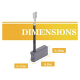 381028-02 Reliable Carbon Brushes ReplacementParts Compatible for DW718 DWS780 DW717 / DW708 Miter Saw