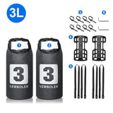 3L/7L Waterproof Roll Top Dry Bicycle Fork Bag Cycle Pack Bike Pannier