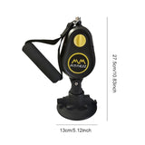 Resistant Band Arm Strength Adjustable Pulley Rope Trainer 360 Degree Rotating for Fiess Workout
