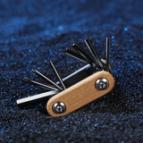 ESLNF 8 in 1 Portable Bicycle Screwdriver Repair Cycg Tool Mountain Bike Wrench Multi Tools