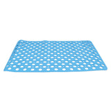 Blue Shower Mats Anti Slip Bathtub Mats TPE Material   Suction Cups Design for Hotel Toilet for  Kitchen for Bathroom