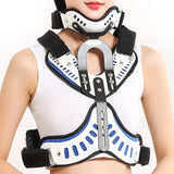 Adjustable Cervical Collar Spine Thoracic Orthosis Head Chest Neck Fixed Brace Posture Corrector Support
