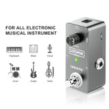 LEKATO Looper Pedal Guitar Looper Guitar Effect Pedal Looping Unlimited Overdubs 5 Min Electric Guitar Parts Accessories