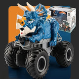 Remote Control Dinosaur Cars，Kids 2.4Ghz RC Dinosaur Truck Toys With Light Sound Spray Function