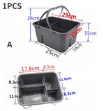 Sundries Plastic Portable Tool Box Storage Multifunctional Grocery Basket Household Cleaning Tools