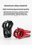 ESLNF Mountain Bike Handlebar Fixed Gear Downhill Short Aluminum Alloy Fork Head Tube CNC Hollow Stem