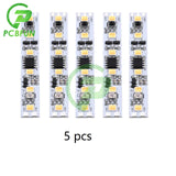 1/5/10Pcs DC12V LED Strip with no darkareas three color manual scanning wardrobe light infrared induction switch module