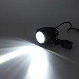 LED Headlight Kit 1100lm PMMA Lens DC 12V Motorcycle LED Fog Light 30W IP67 Waterproof Fast Heat Dissipation for Motorbike