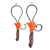 2Pcs Universal Adjustable Belt Wrench Rubber Wrench Opener Oil Filter Wrench For Auto Car Repair Oil Filter Car Repair Hand Tool
