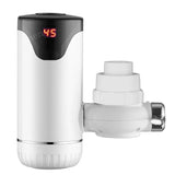 Instant Electric Water Kitchen Bathroom Heater with Temperature Display for Rapid Heating Basin Faucet