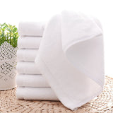 7PCS Cotton White Superior Hotel Quality Soft Face Hand Towels 30X30cm