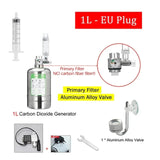 Aquarium Stainless Steel CO2 Reactor - 2L/1L DIY Kit for Tank Plants and Fish
