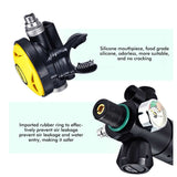 DIDEEP 1L Scuba Diving Cylinder Mini Oxygen Tank Kit Respirator Air Tank Set with Hand Pump + Strap Bag + Googles + Handbag