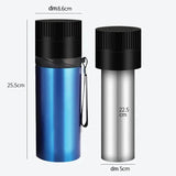 900mL Portable LCD Insu Refrigerated Cup Cooler Flask Mini Outdoor 304 stainless steel Beverage Refrigerator Drug Fridge