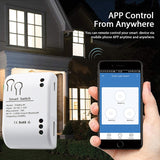 Tuya Smart Switch 1 Channel Wifi Relay Rolling Door Switch DC AC 7-32V Motor Curtain Switch Inching Self-Locking