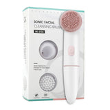 Pore Cleaner Vibration Beauty Instrument Small Fresh Battery 2 In 1 Household Portable Electric Silicone Facial Cleanser