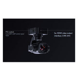 For SIYI A8 Mini 4K AI 8MP 6X Digital Zoom Gimbal Camera Lightweight 55X55x70mm With DVR 1/1.7 Inch Sony Sensor