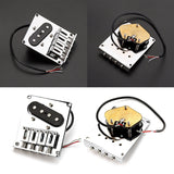 4 Saddles Bridge with Pickup Vintage Style for fender  Guitar Parts NEW